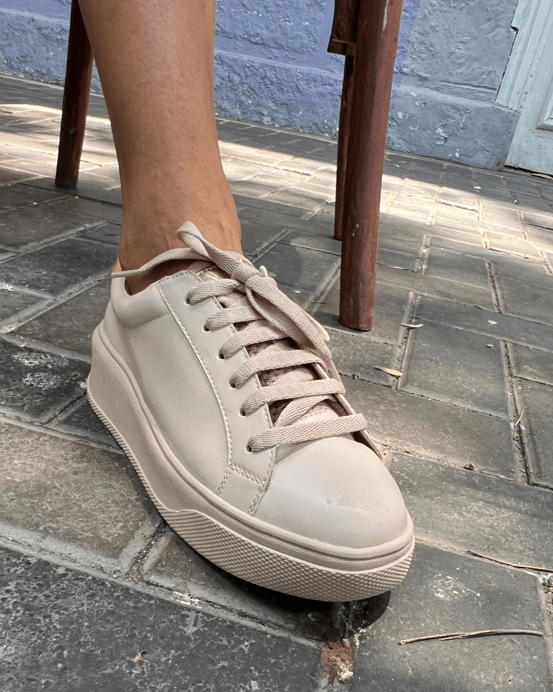 Zapatillas Almendra Nude