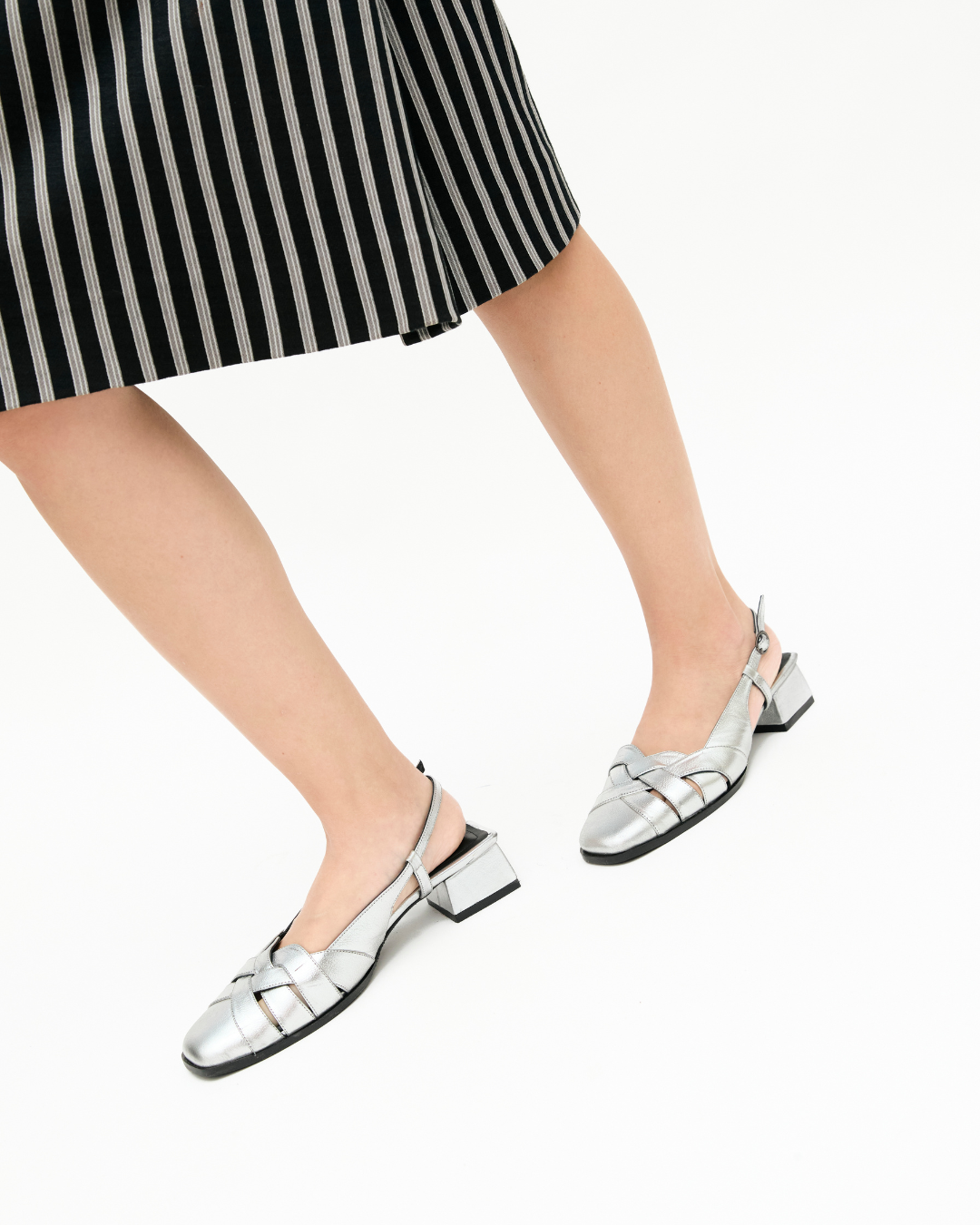 Loafers Glenda Plateado
