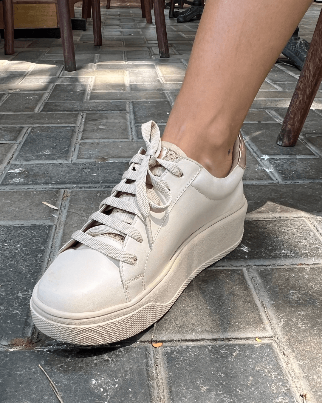 Zapatillas Almendra Nude