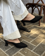 Mules Pierina Denim Negro