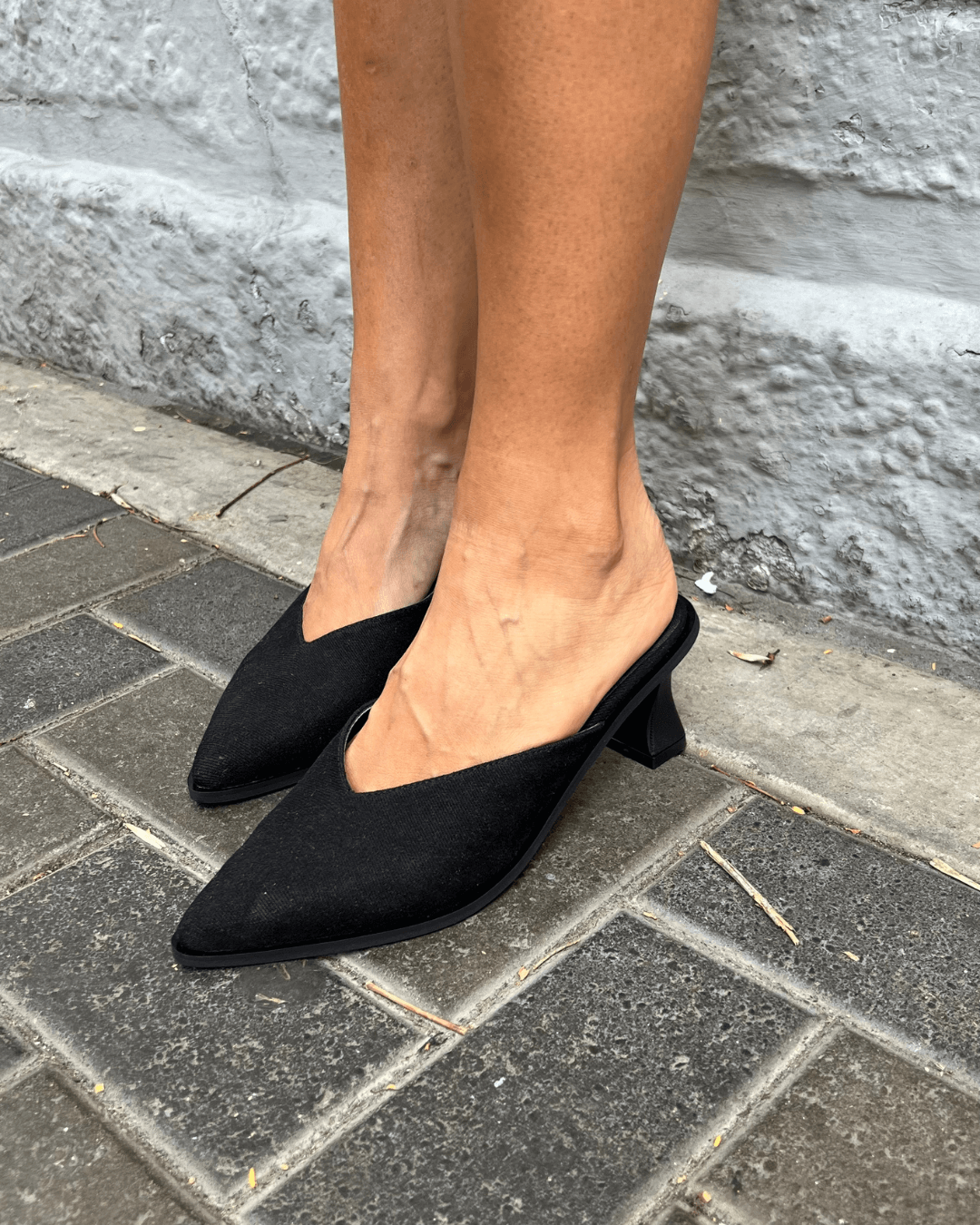 Mules Pierina Denim Negro