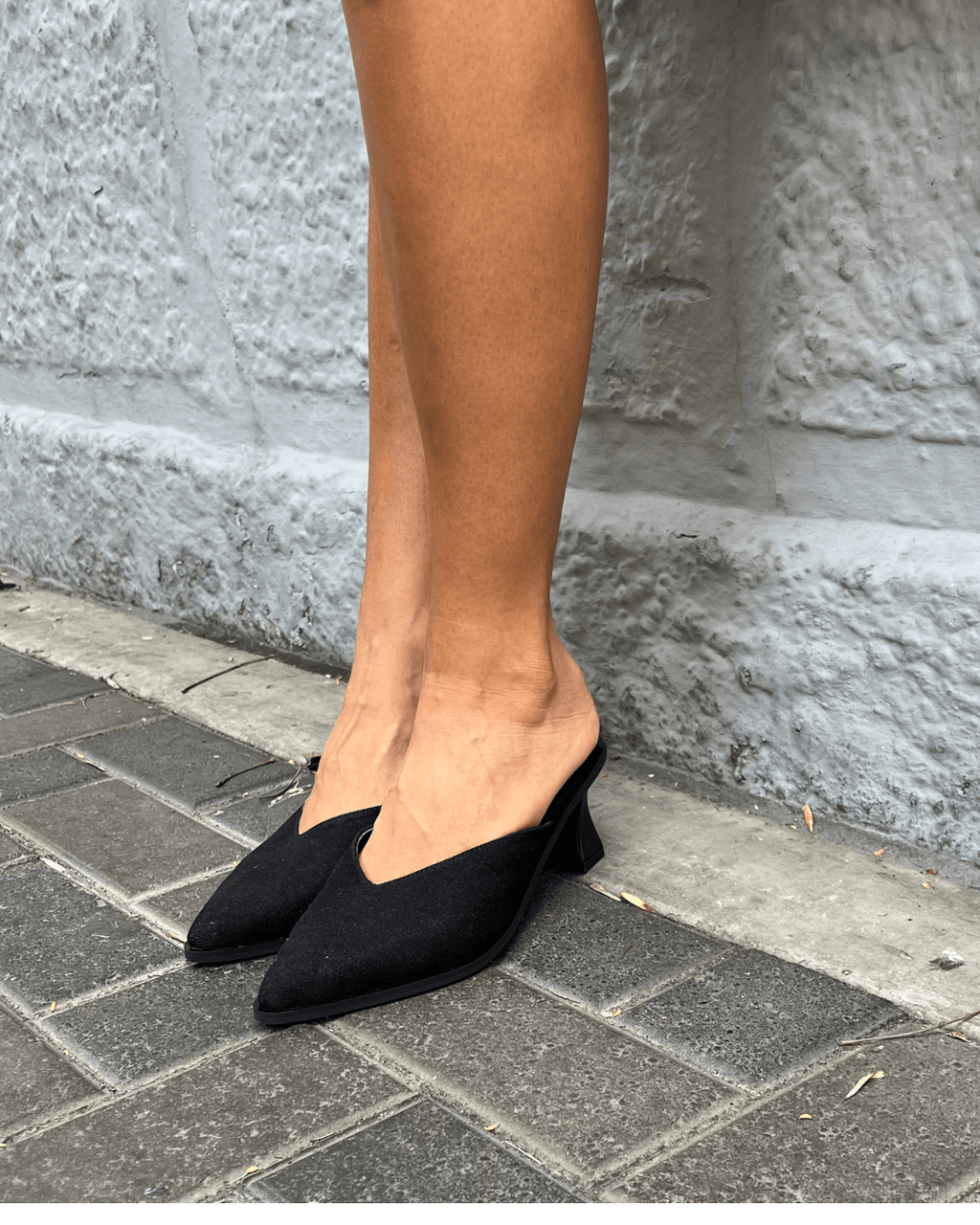 Mules Pierina Denim Negro
