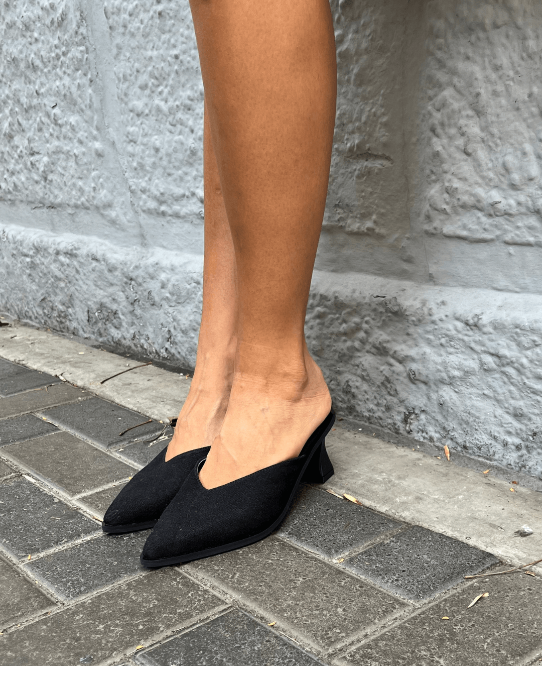 Mules Pierina Denim Negro
