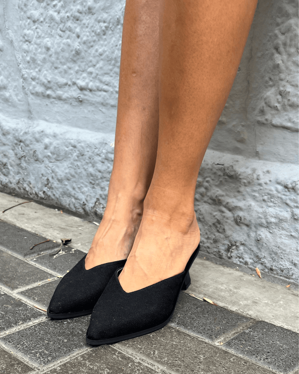 Mules Pierina Denim Negro