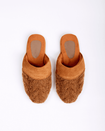 Slippers Melania Camel