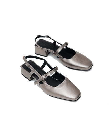 Loafers Alana Plateado