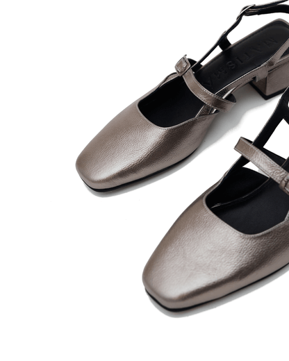 Loafers Alana Plateado