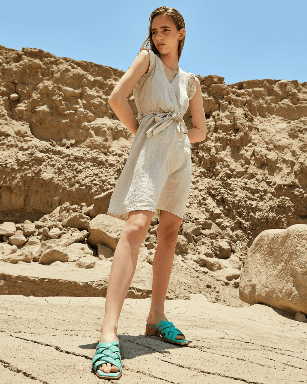 Sandalias Liba Verde Menta