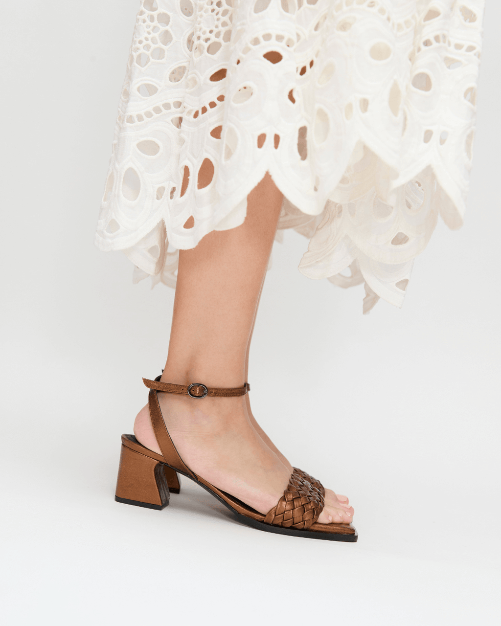 Sandalias Tacos Elara Bronce