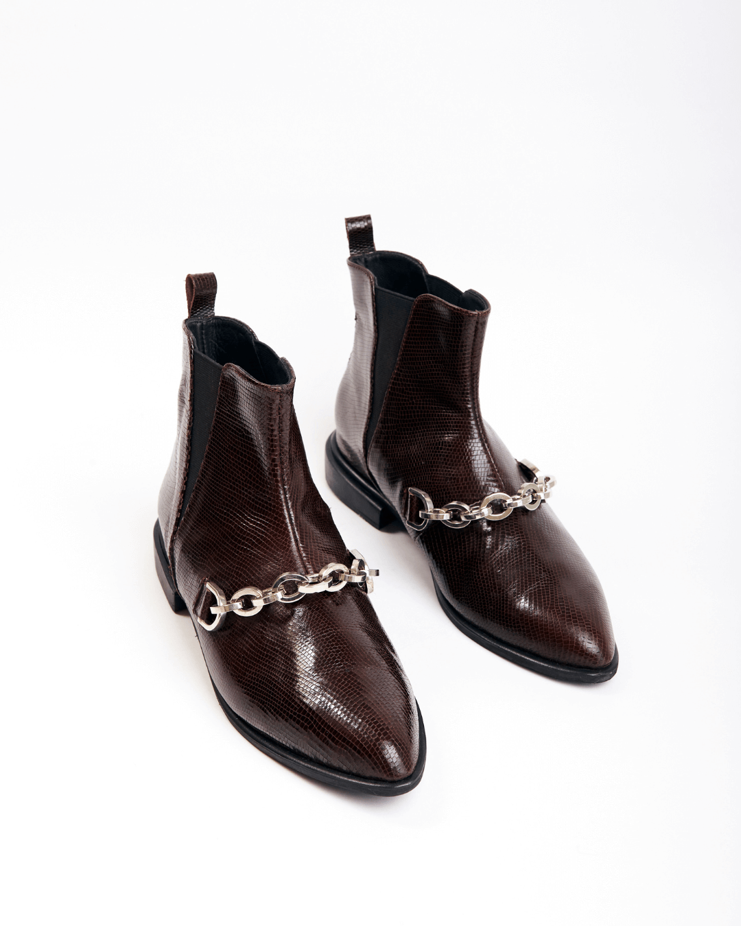 Botines Persa Marrón Oscuro