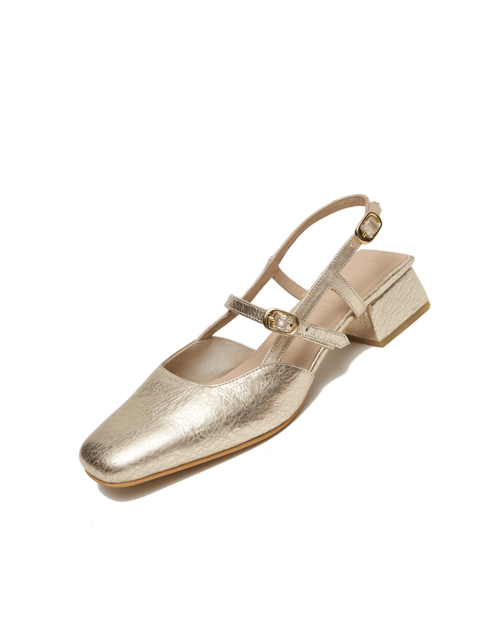 Loafers Bianca Dorado Craquelado