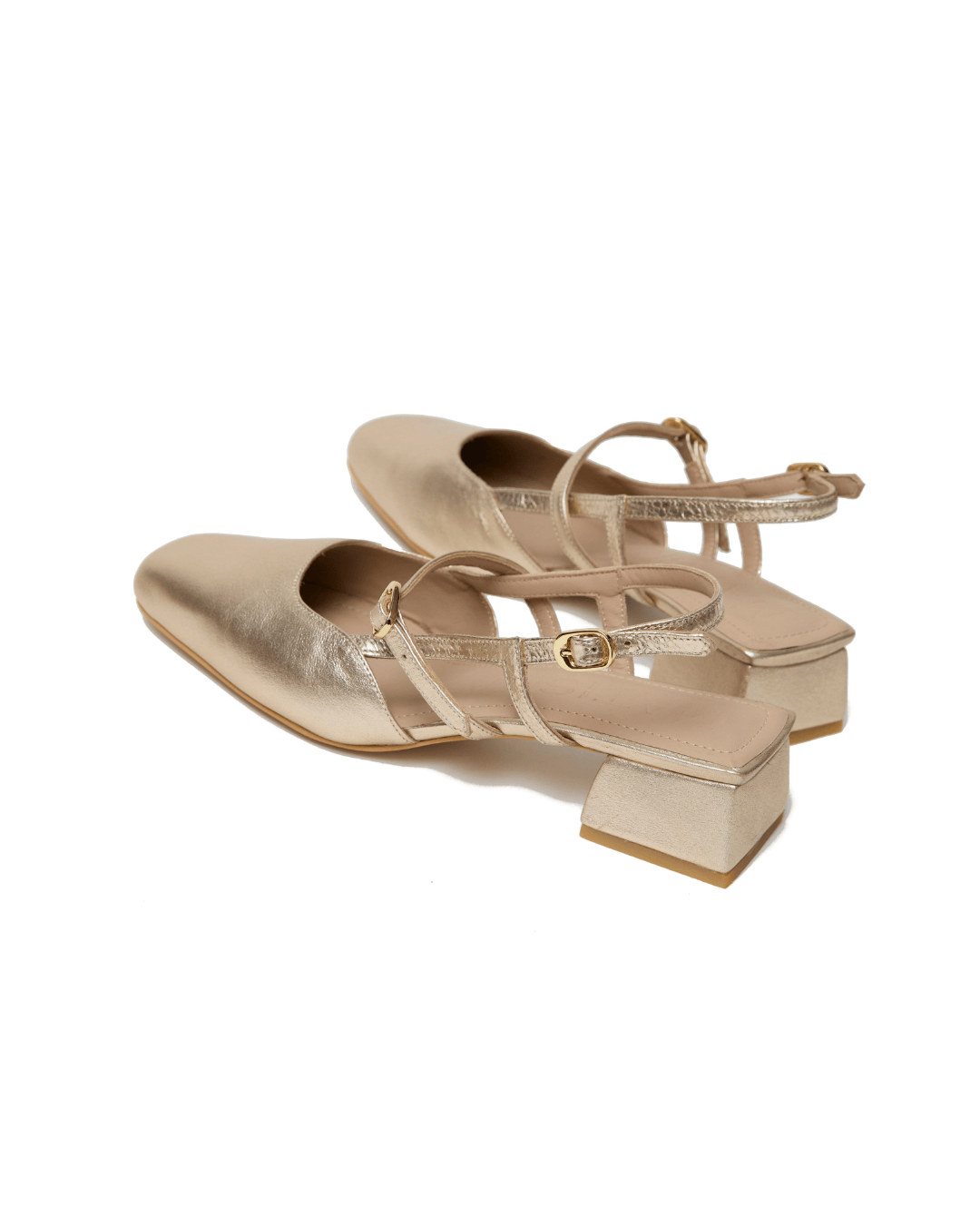 Loafers Bianca Dorado Craquelado