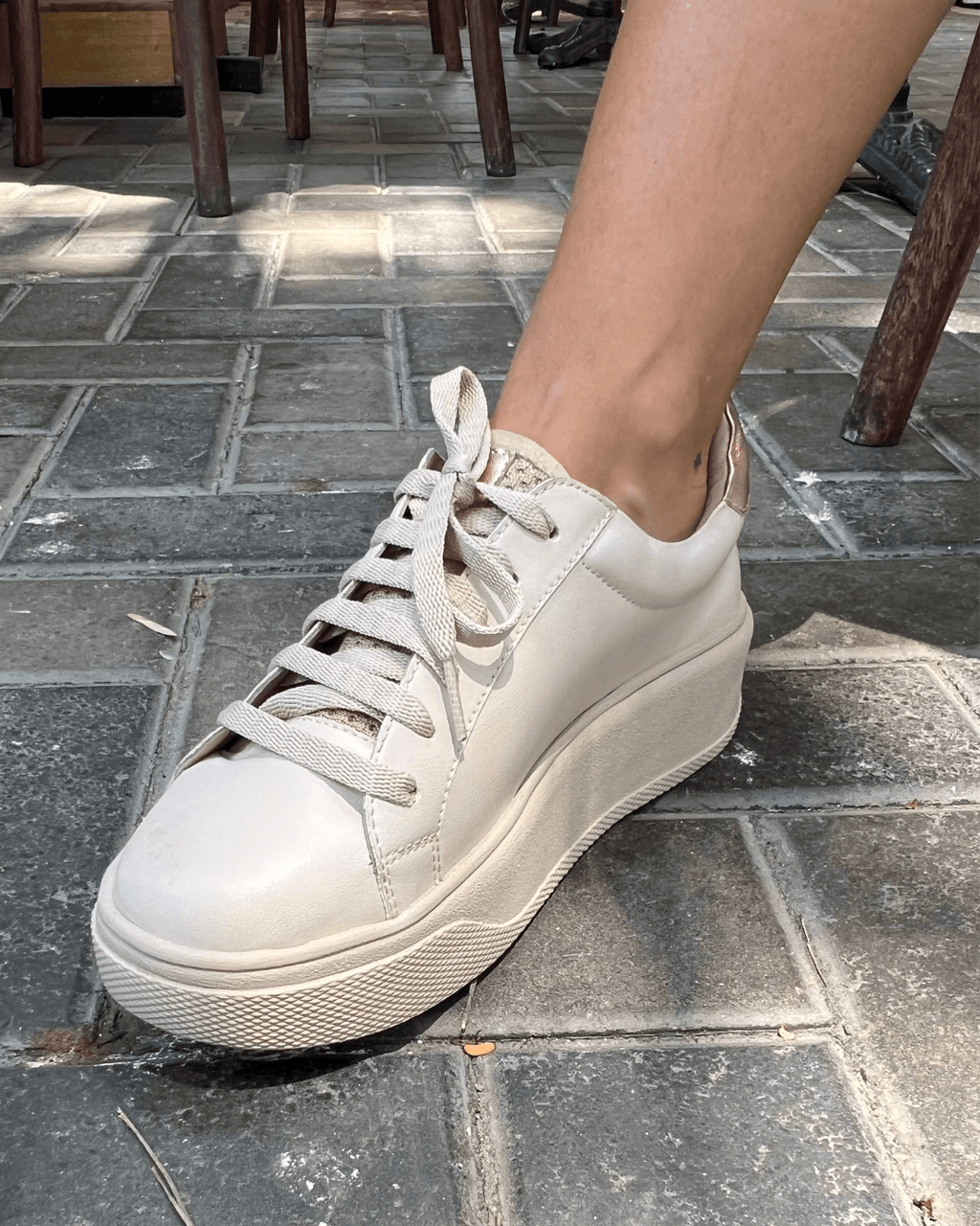 Zapatillas Almendra Nude