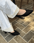 Mules Pierina Denim Negro