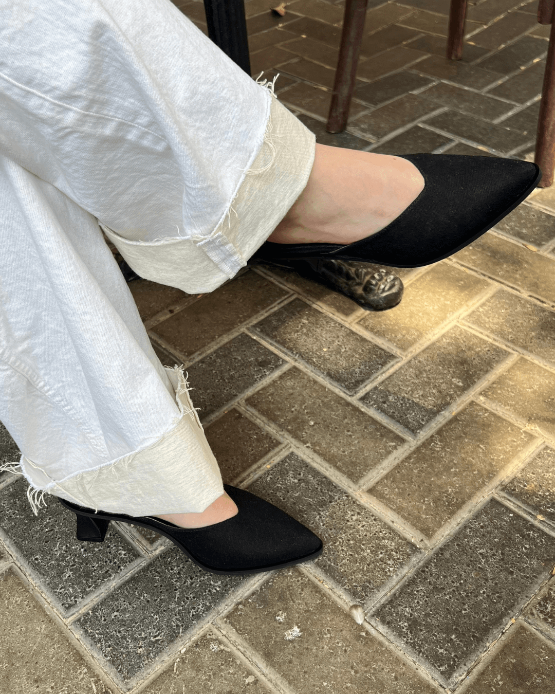 Mules Pierina Denim Negro