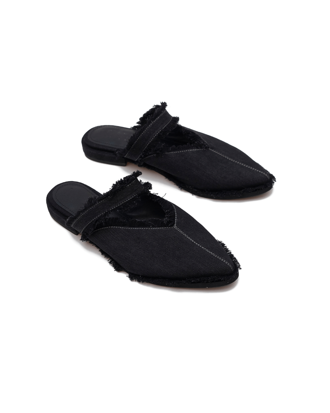 Mules Amalia Denim Negro