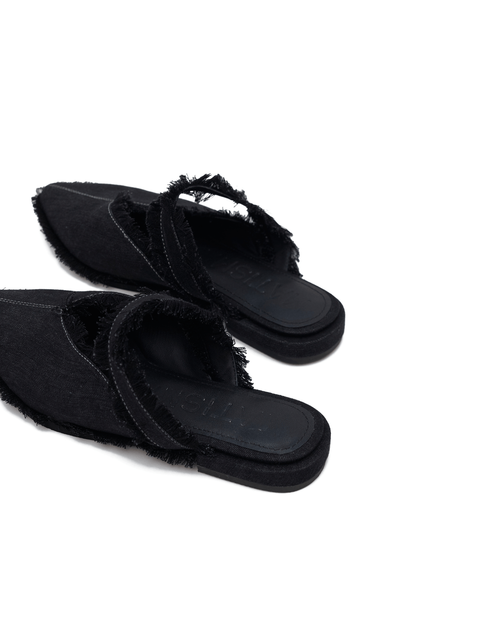 Mules Amalia Denim Negro