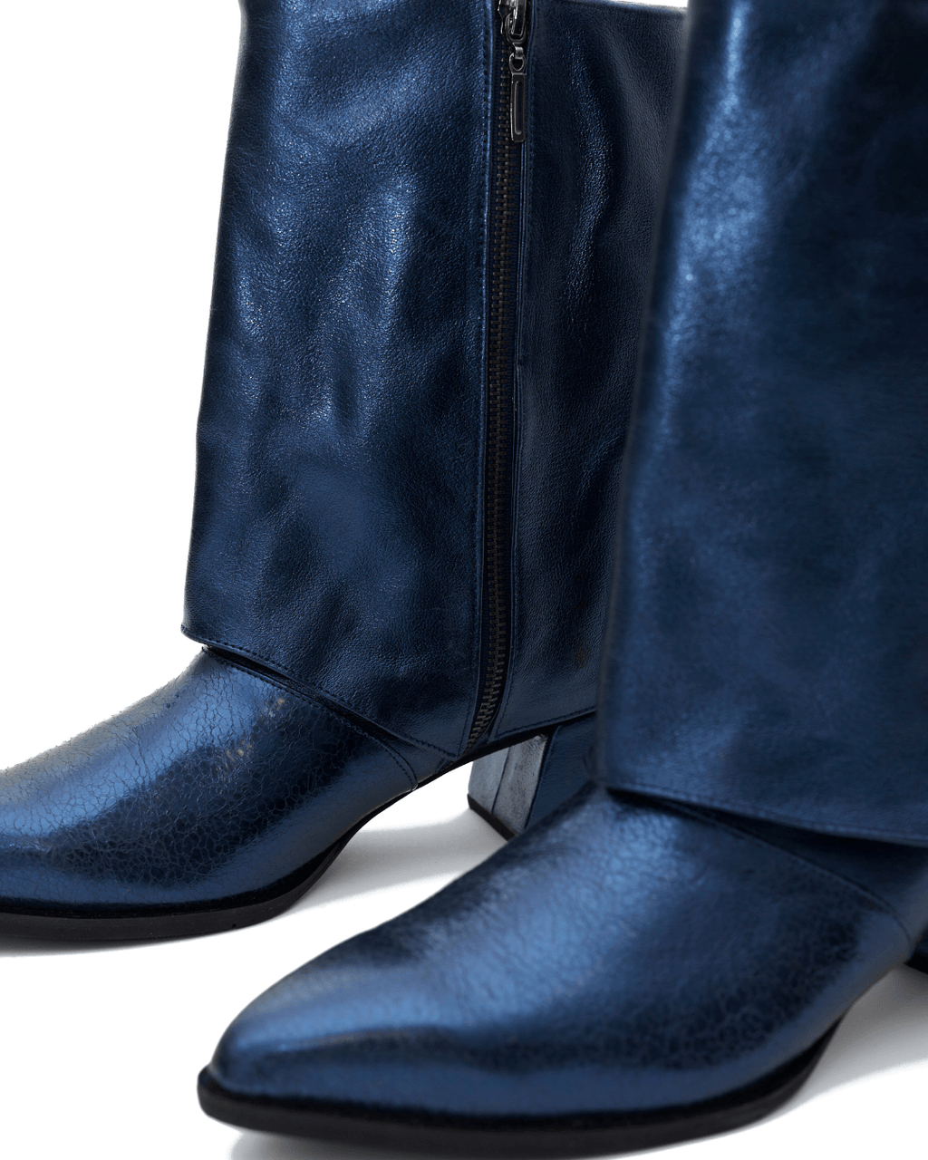 Botas Attica Azul Metalizado