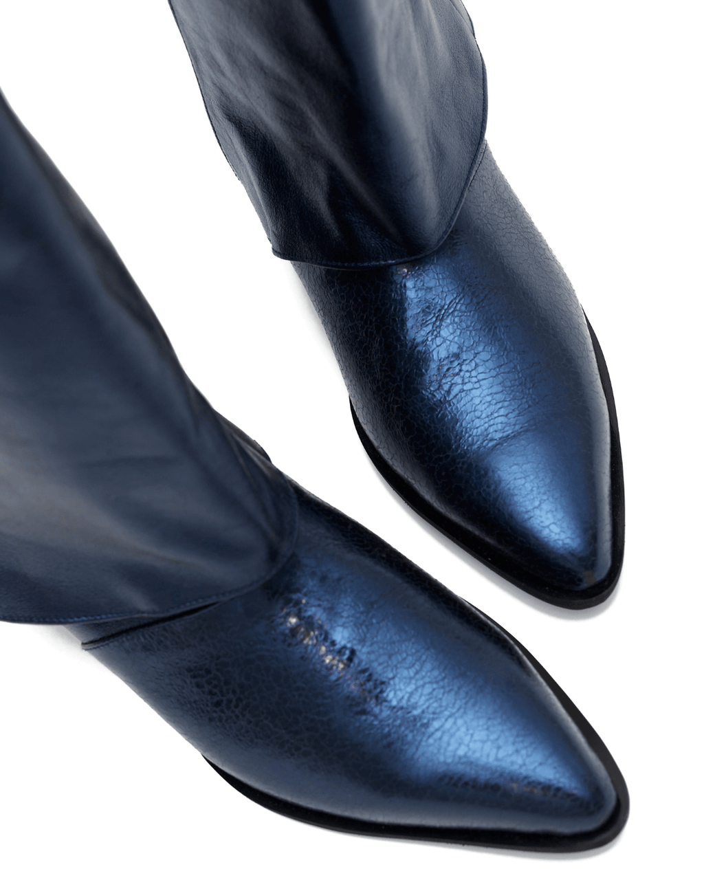 Botas Attica Azul Metalizado