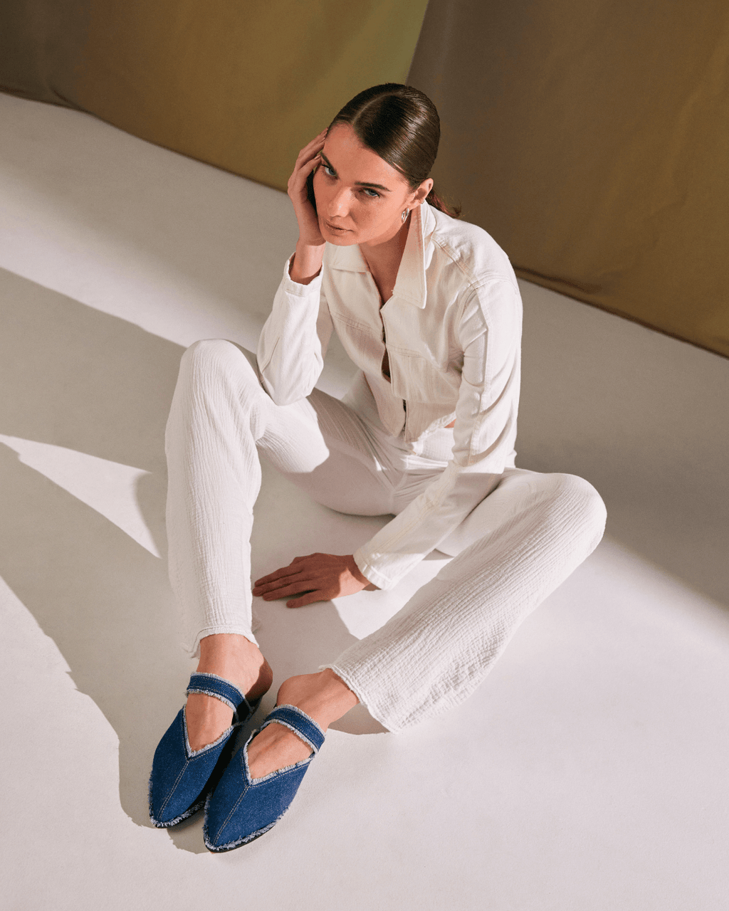 Mules Amalia Denim Azul