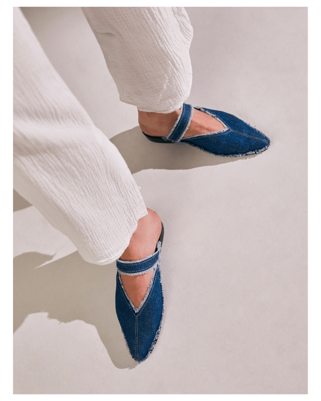 Mules Amalia Denim Azul