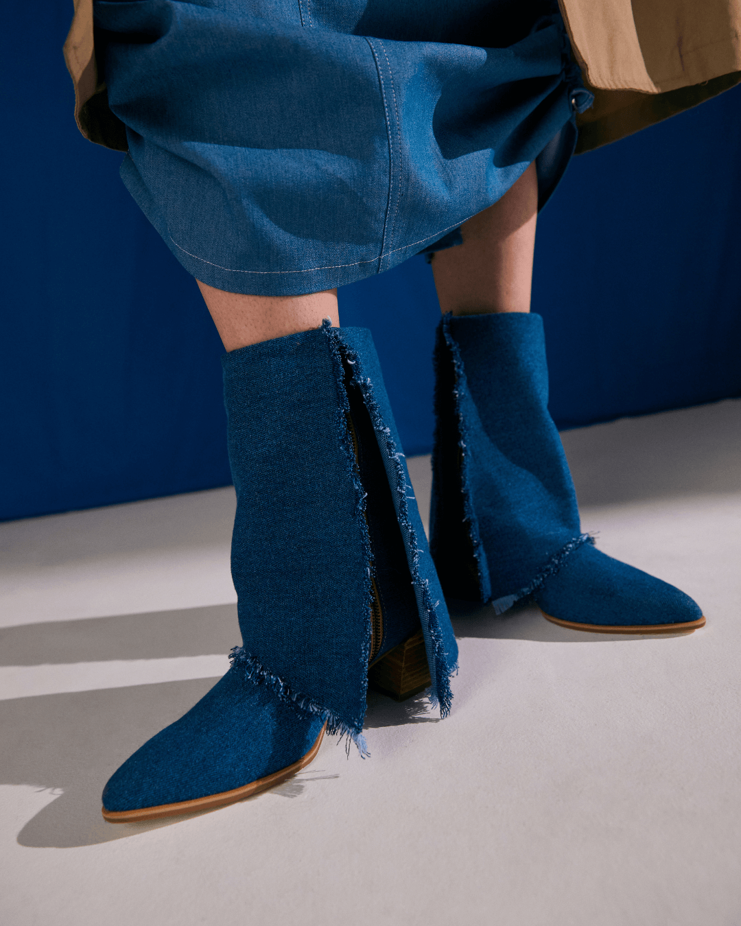 Botas Nima Denim Azul