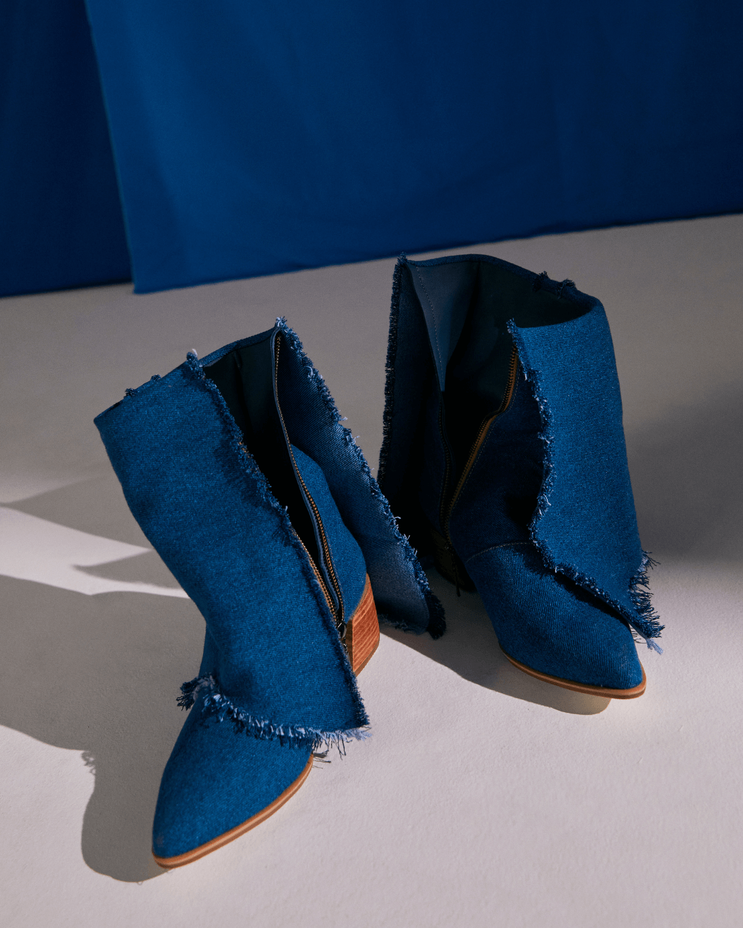 Botas Nima Denim Azul