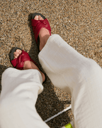 Sandalias Agnes Rojo