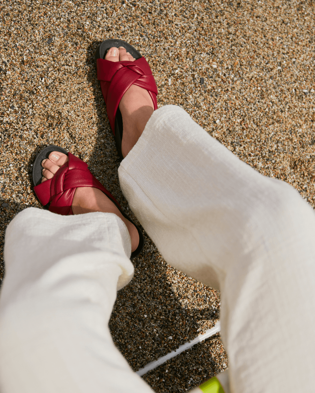 Sandalias Agnes Rojo