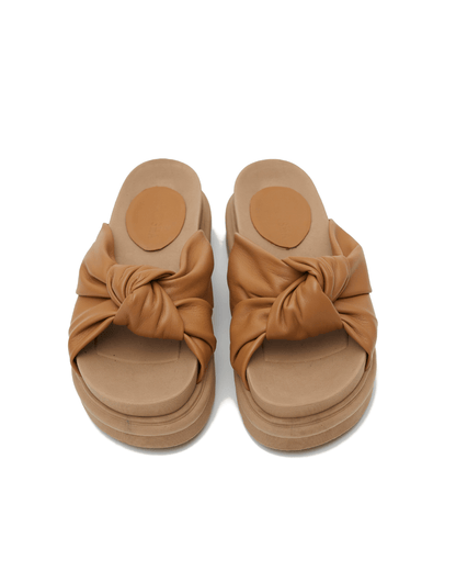 Sandalias Nudo Camel