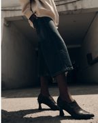 Botines Asia Piton Negro/Toffee