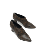Botines Asia Piton Negro/Toffee