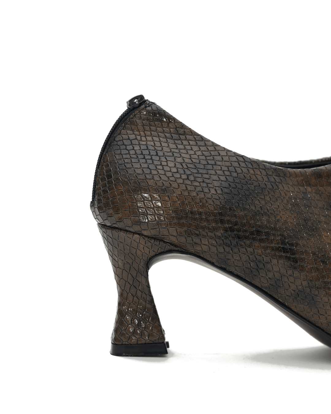 Botines Asia Piton Negro/Toffee