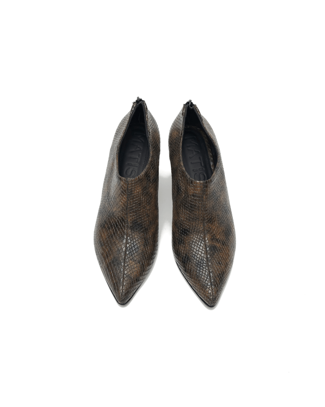 Botines Asia Piton Negro/Toffee